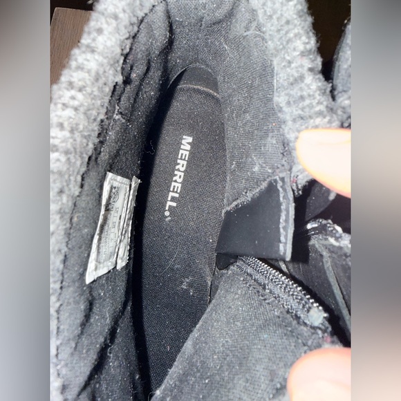Merrell Women's Shiloh II Zip Waterproof Ankle Boot in size 9.5 black - Picture 7 of 10